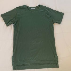 John Elliott tee in Green-Gray, size 4